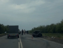 В ЛНР лихач, выскочив на встречку, устроил жуткую массовую аварию