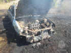 В Роскошном в пожаре полностью сгорел автомобиль 