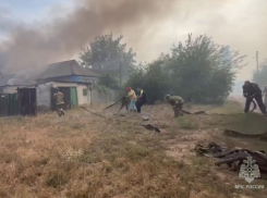 Природный пожар перекинулся на жилой сектор в Ровеньках ЛНР