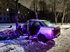 В Луганске 23 февраля водитель насмерть разбился об дерево