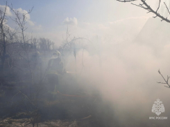 Спасатели МЧС потушили пожар на улице Краснодонской в Луганске