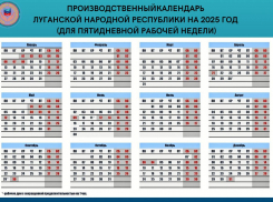 В какие праздничные даты в 2025 году будут отдыхать жители ЛНР