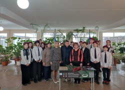 В Луганской школе № 54 отрыли Парту Героя в честь отдавшего жизнь за родную землю Романа Романчука