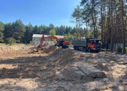 Разрушенное ВСУ здание детского корпуса больницы в Новоайдаре возводят тамбовские строители 