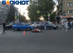 На улицах Луганска произошло два ДТП с участием мотоциклистов