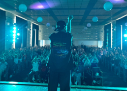 Рэпер ST исполнил свои хиты в Луганском университете имени Даля