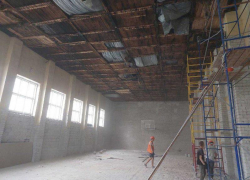 В Беловодском казачьем кадетском колледже идёт ремонт общежития и спортзала 