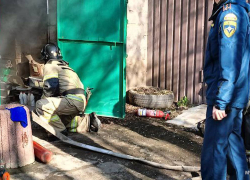 В Луганске горел туберкулёзный диспансер