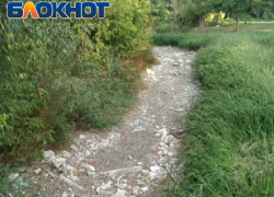 В Луганске пересохла многострадальная Ольховка