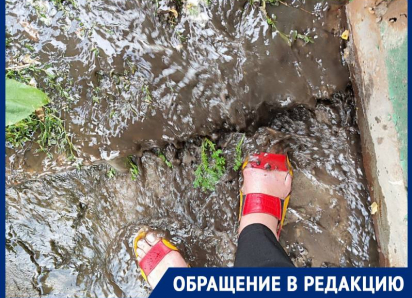 «Полтора часа к нам во двор лилась вода»: ремонт дороги на улице Тараса Шевченко в Луганске обернулся потопом