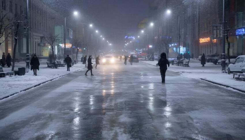 Снег и лед сойдутся в Луганске 23 декабря