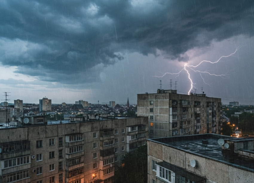 Синоптики: в Луганске днём до +26 °C, дождь и гроза