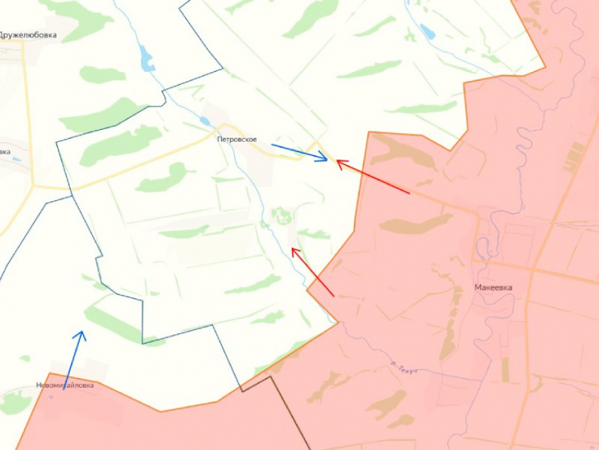 Наши воины атакуют у Макеевки, продвигаясь в сторону Петровского ЛНР