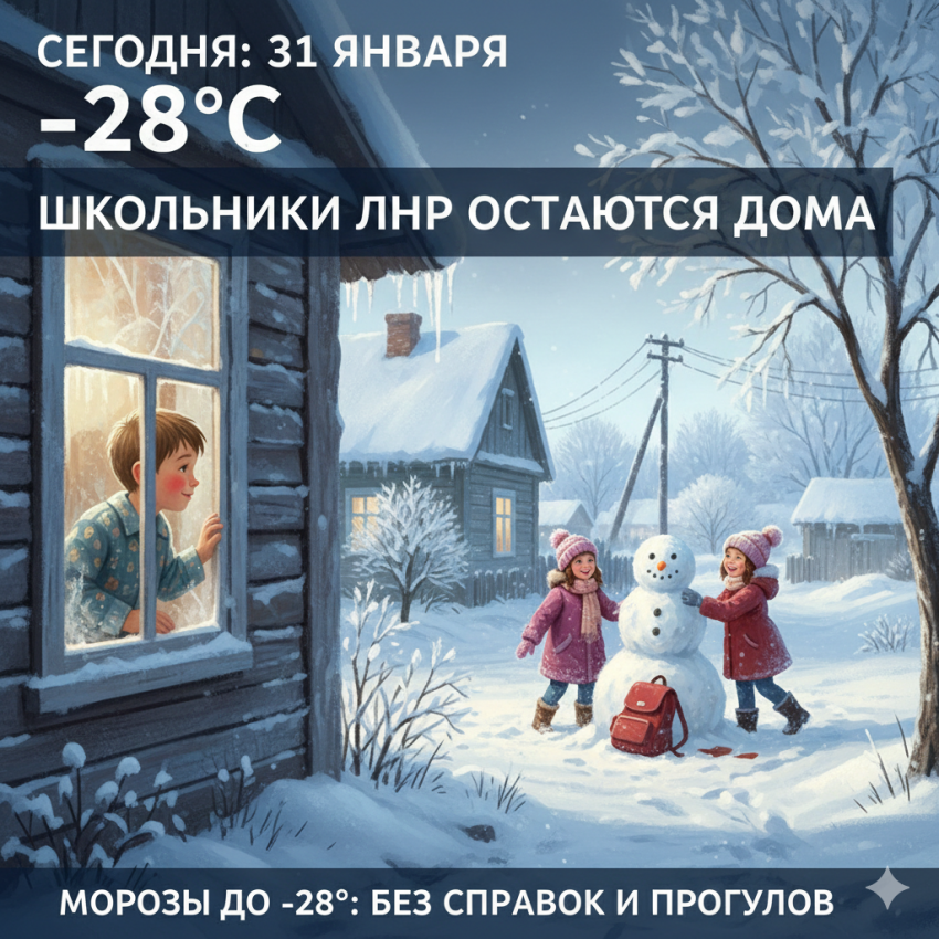 Школьникам в ЛНР разрешили не ходить на уроки без справок