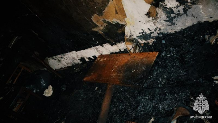 На пожаре в Луганске спасли годовалого ребенка