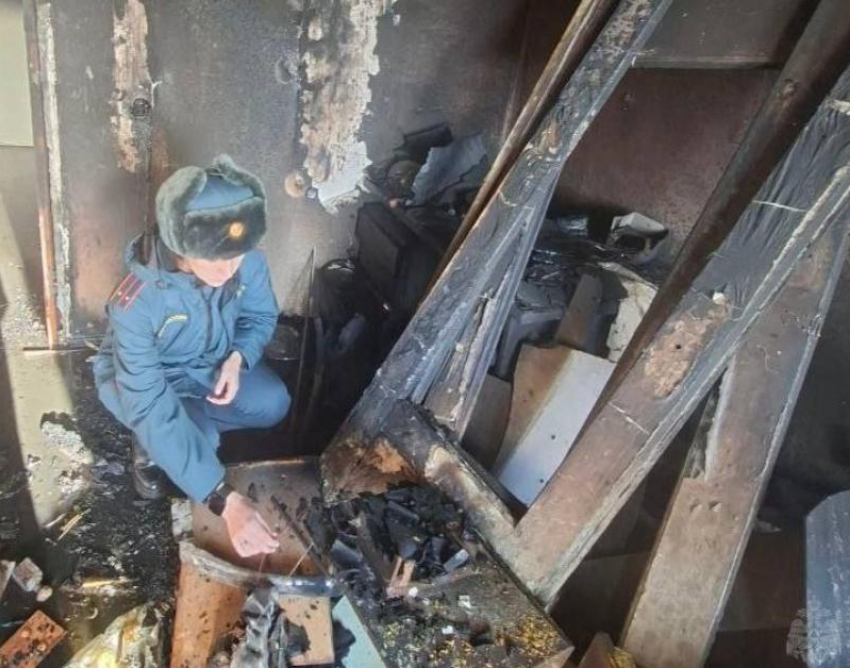 В Луганске сигарета сожгла квартиру