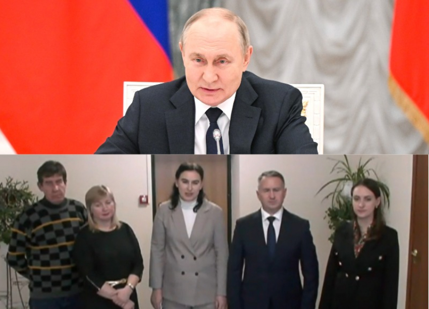 «Желаю всего самого доброго в новых стенах»: Владимир Путин пообщался с жителями новостройки в Луганске