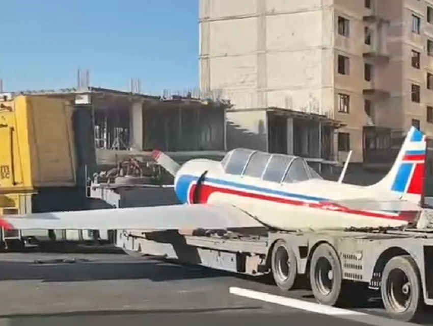 В бывший лётный городок в Луганске прилетел легкокрылый красавец