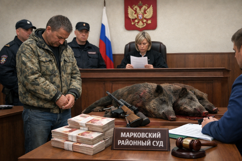 Два кабана ценой в 50 тысяч рублей: в ЛНР осудили охотника-нелегала