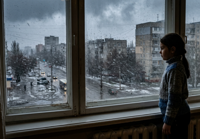 Погода в ЛНР 24 апреля: мокрый снег и порывы ветра до 23 м/с