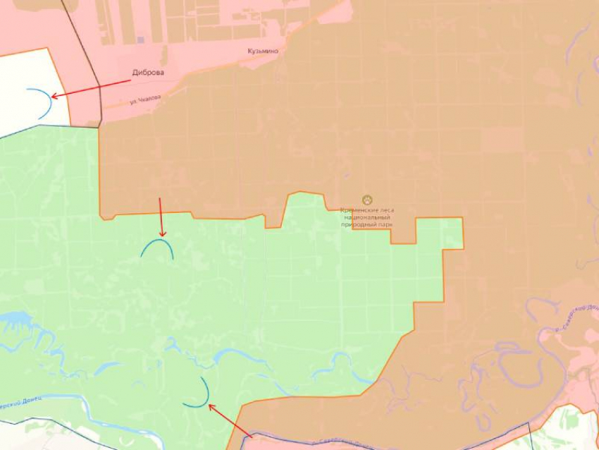 ВС РФ атакуют под Дибровой и в Кременских лесах ЛНР