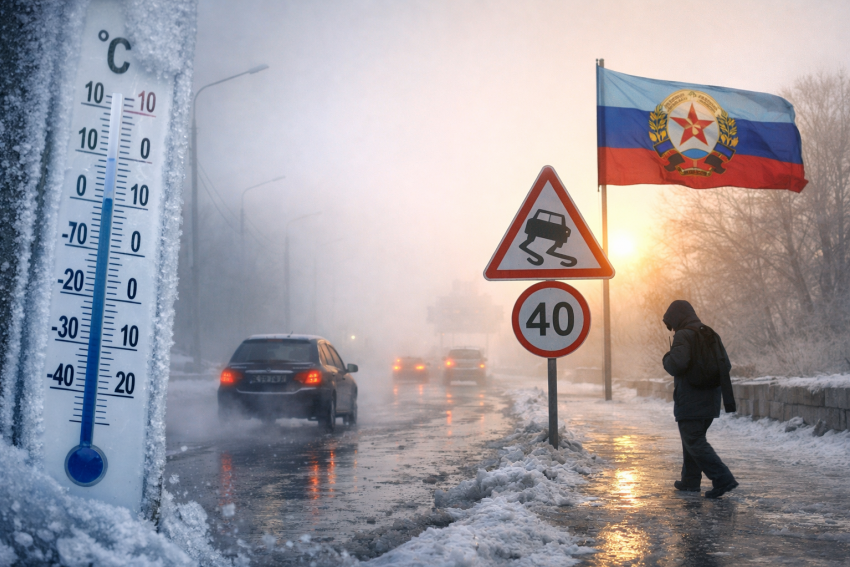 Мороз ночью, оттепель днем: температурные качели накроют ЛНР