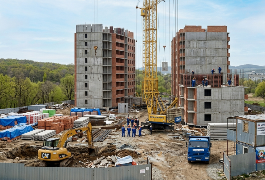 Пик жилищного строительства в ЛНР придется на 2026–2028 годы